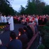 Maiandacht in der Lourdes-Grotte